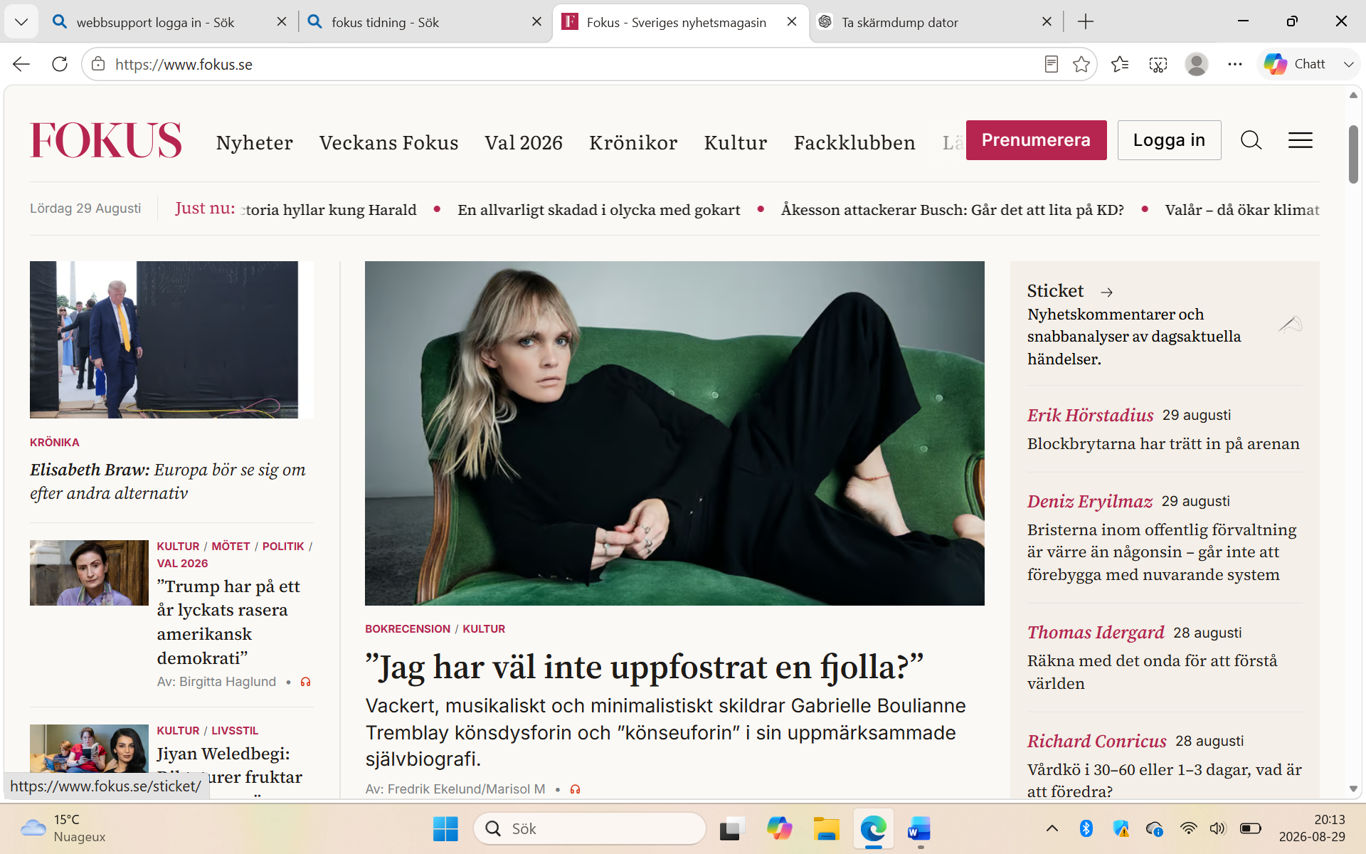 Skärmbild 2026-08-29 Jag har väl inte uppfostrat en fjolla